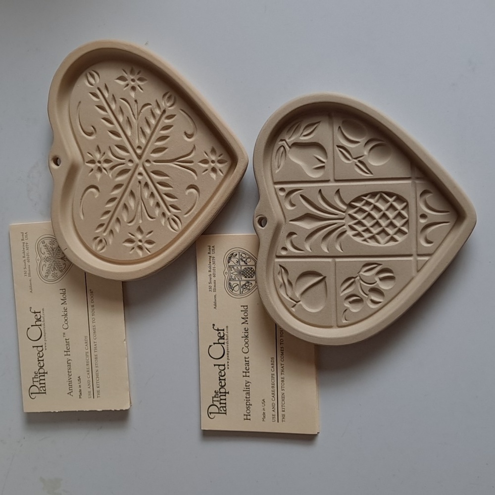 Pampered Chef Heart Cookie Molds